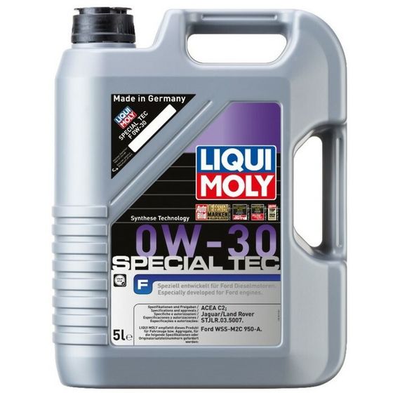 Масло моторное LiquiMoly Special Tec F 0W-30 SN C2, НС-синтетическое, 5 л