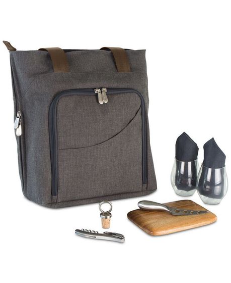 Legacy® by Picnic Time 9-Piece Sonoma Wine &amp; Cheese Picnic Tote