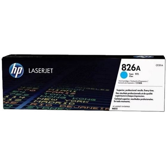 Тонер Картридж HP 826A CF311A голубой для HP CLJ Ent M855