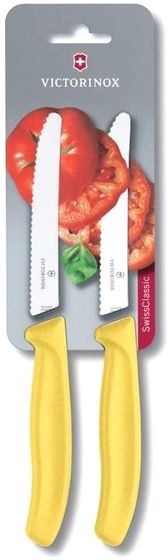 Набор ножей Victorinox Swiss Classic 6.7836.L118B 2шт желтый