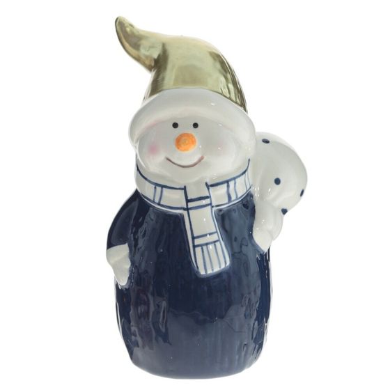 Фигурка декоративная &quot;Снеговик&quot; , L7 W5 H11,5 см, 2в.