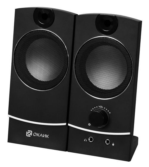 Колонки 2.0 Oklick OK-118 4Вт черный (315690)