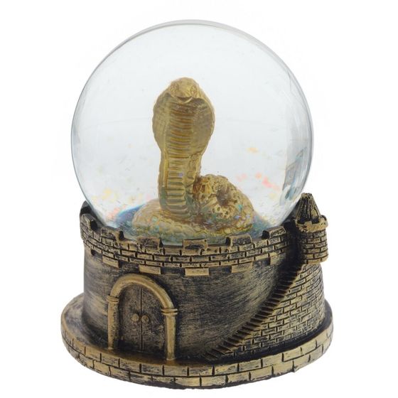 Фигурка декоративная в стекл шаре &quot;Змея&quot;, D 6 см, L7,5 W7 H9 см, 2в.