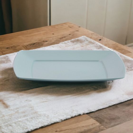 Набор тарелок обеденных SERVICE зелёных 6шт 23.5см квадратных