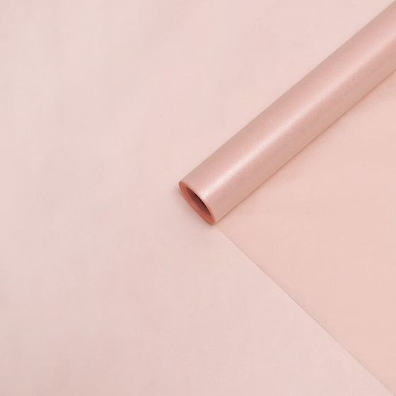 Бумага тишью «Жемчужная», розовый, 50 см × 10 м