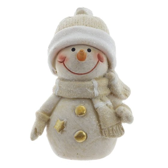 Фигурка декоративная &quot;Снеговик&quot;, L4 W4 H5,5 см, 2в.