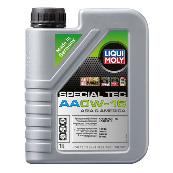 Масло моторное LiquiMoly Special Tec AA 0W-16 SP GF-6B, НС-синтетическое, 1 л