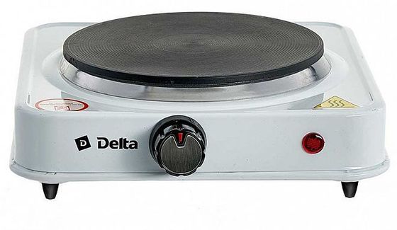 Плитка электрическая Delta D-704 белый (настольная)