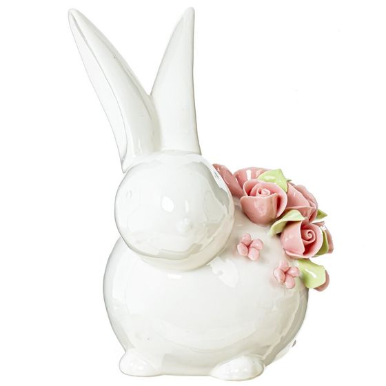 Фигурка декоративная "Заяц", L9,5 W9,5 H14 см