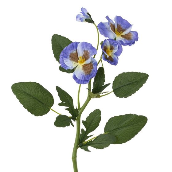 Цветок искусственный &quot;Фиалка&quot;, L14 W8 H38 см