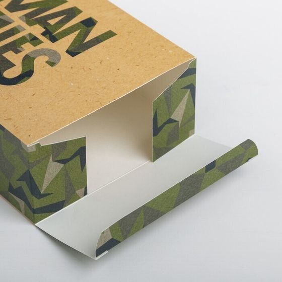 !09 Набор коробок 3 штуки - Складная коробка «Man rules», 16 × 23 × 7,5 см