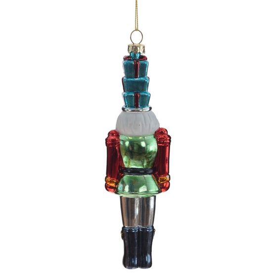 Украшение новогоднее &quot;Солдатик&quot;, L5 W3 H18 см, 3в.