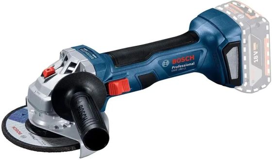 Углошлифовальная машина аккум. Bosch GWS 180-LI 18В без АКБ и ЗУ 11000об/мин d=125мм (06019H9020)