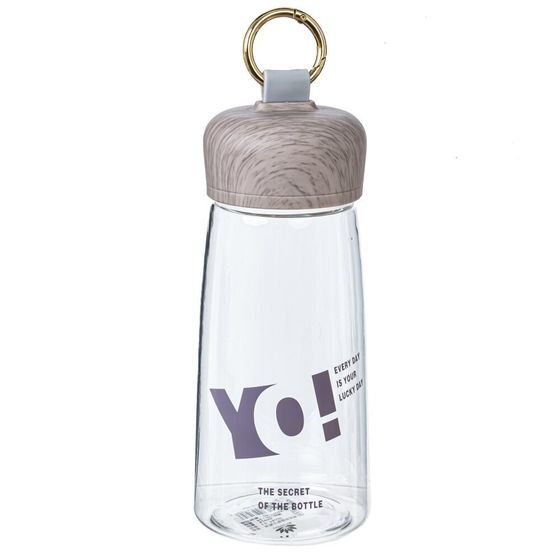 Бутылка, 420 мл, L7 W7 H18 см, дизайн микс