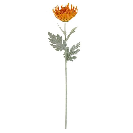 Цветок искусственный &quot;Хризантема&quot; (Real Touch), L20 W20 H78 см