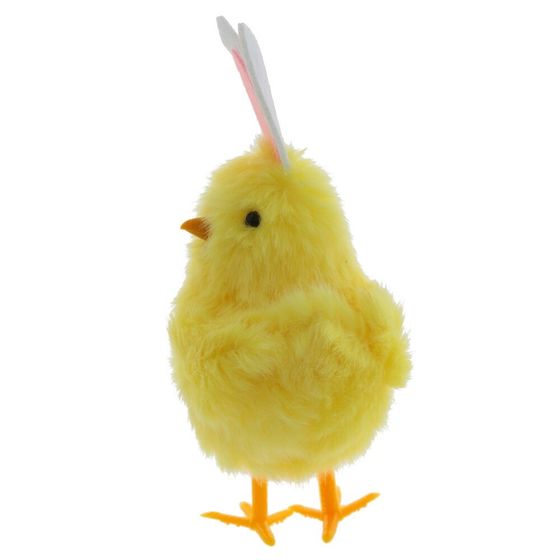 Фигурка декоративная &quot;Цыпленок&quot; (блок 12 шт), L9 W6,5 H16,5 см, 3в.