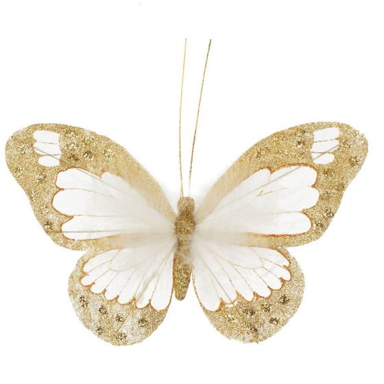 Изделие декоративное &quot;Бабочка&quot;, L15,5 W19 H6 см, 3в.