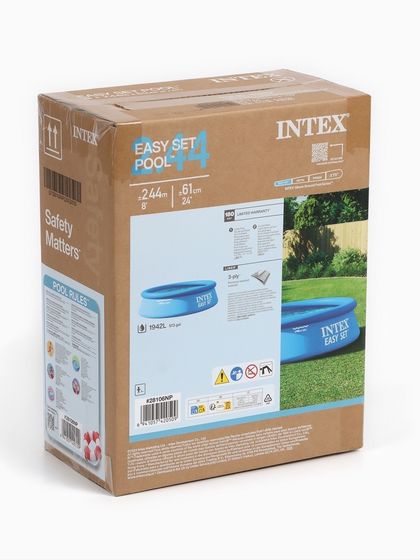 Бассейн надувной INTEX Easy Set, 244×61 см, круглый