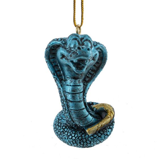 Фигурка декоративная подвесная &quot;Змея&quot;, L3,5 W3,5 H5,5 см, 6в.