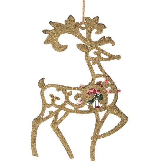 Украшение новогоднее &quot;Олень&quot;, L17 W0,5 H26 см