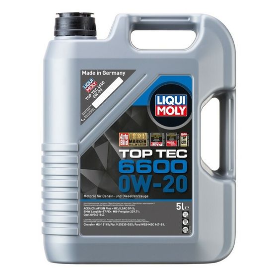 Масло моторное LiquiMoly Top Tec 6600 0W-20 SP C6/C5 GF-6A, НС-синтетическое, 5 л