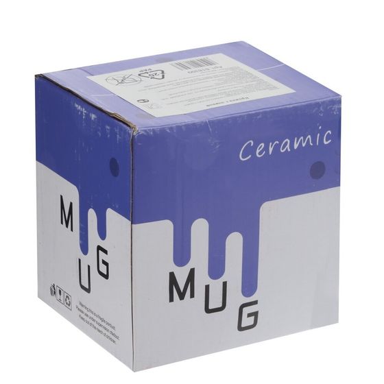 Кружка с крышкой и ложкой, 470 мл, L13,5 W10 H15 см