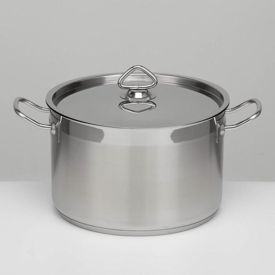 Кастрюля LUXSTAHL, 7 л, d=25.5 см, h=16 см, капсульное дно, индукция, нержавеющая сталь