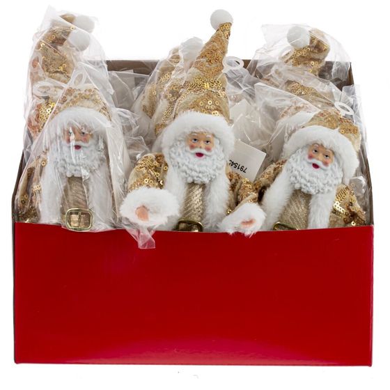 Дед Мороз, L10 W4 H17 см, 2в.