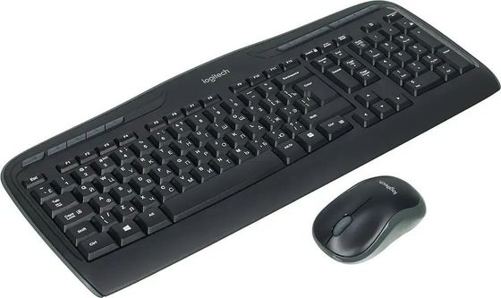 Клавиатура+мышь Logitech MK330 USB Wireless Desktop беспроводной черный (920-003995)