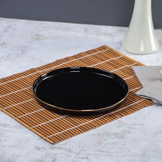 Тарелка обеденная BLACK GOLD 27см