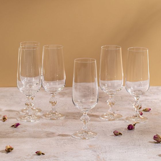 Набор фужеров для шампанского CLAUDIA 6шт 180мл