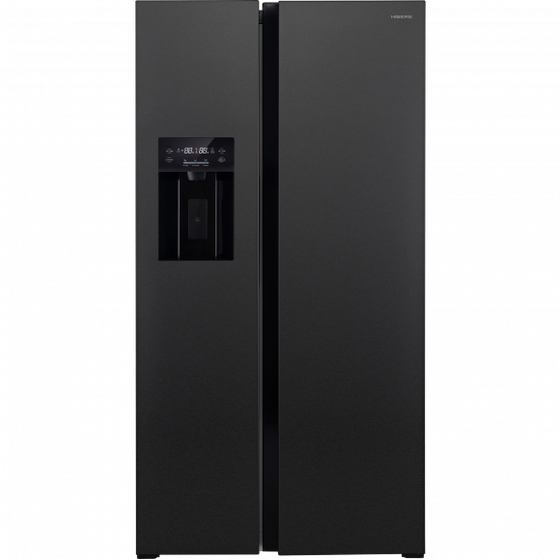 Холодильник Hiberg RFS-655DX NFB inverter графитовый (Side-by-Side)