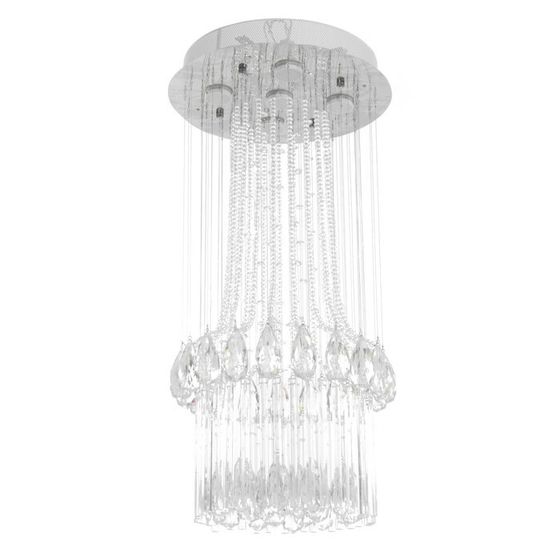 Светильник каскад &quot;Брианна&quot; 5xLED хром 40х40х83см BayerLux