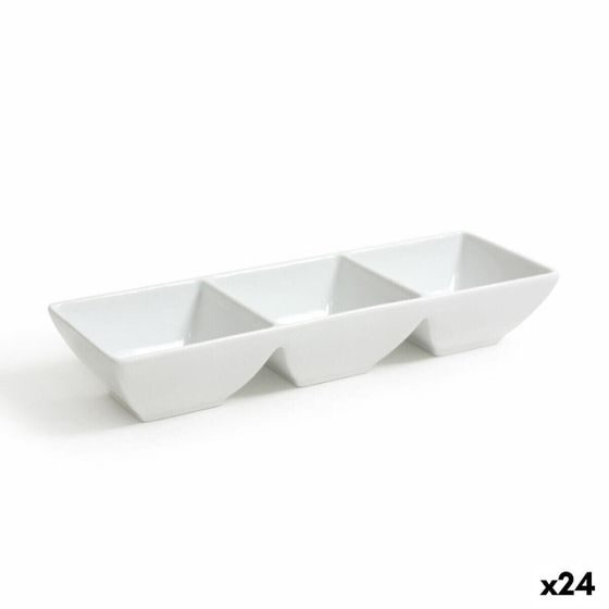 поднос для закусок Jimena 27 x 9,3 x 4,7 cm (24 штук)