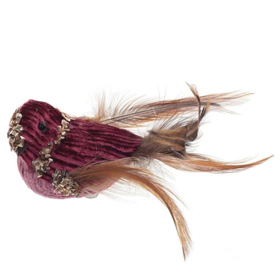 Изделие декоративное &quot;Птичка&quot;, L13 W5,5 H6 см, 2в.