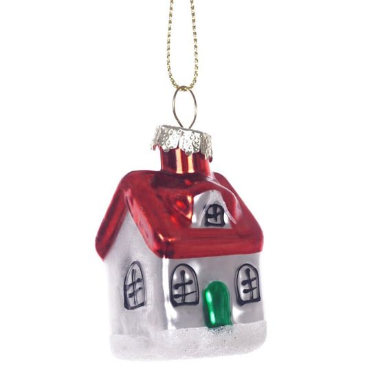 Украшение новогоднее "Домик", L3 W3 H6,5 см