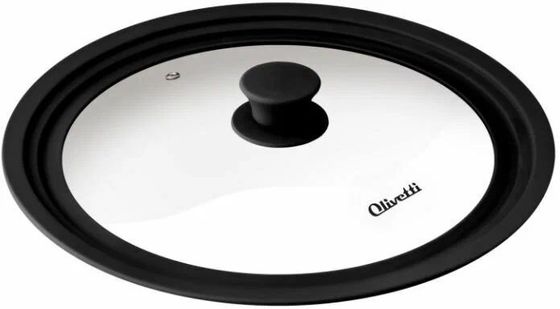 Крышка 28-32см Olivetti GLU28 универсальная черный