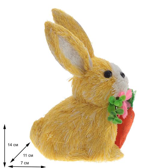 Фигурка декоративная &quot;Заяц&quot;, L7 W11 H14 см