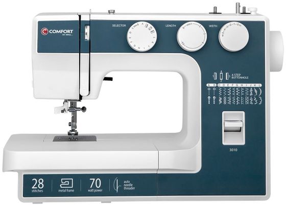 Швейная машина Comfort 3010 синий/белый