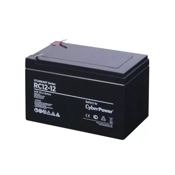 Батарея для ИБП CyberPower RC 12-12 мощность 12В емкость 12Ач