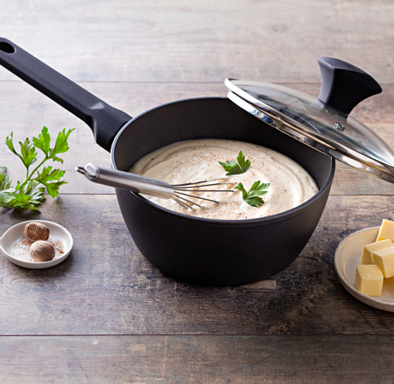 Ковш с крышкой ZERO SCRATCH 1.1л индукция