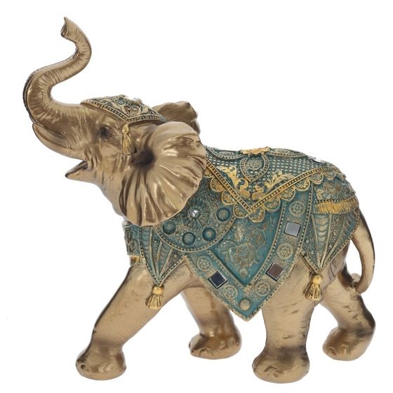 Фигурка декоративная "Слон", L10 W8,5 H21 см
