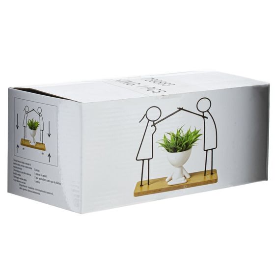 Цветочная композиция, L24 W10 H24,5 см