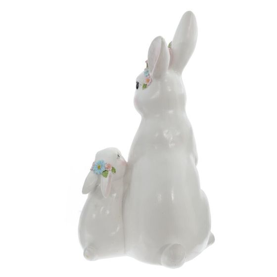 Фигурка декоративная &quot;Зайцы&quot;, L15 W12 H26 см