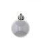 Набор из 12шт, Украшение новогоднее Шар &quot;Серебряный жемчуг&quot;, D 4 см, L9,5 W9,5 H10,5 см