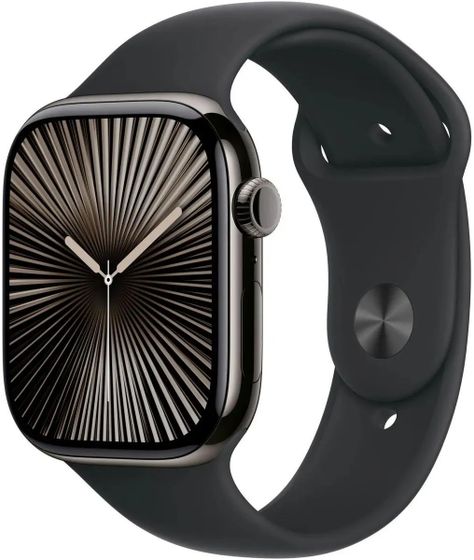 Смарт-часы Apple Watch Series 10 A2999 46мм 160-210мм черный (MWWQ3LW/A)