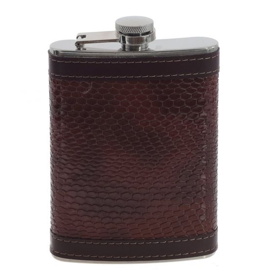 Набор из 6 предм: фляжка 270 мл, 4 стопки 30 мл, воронка, L22 W17,5 H4 см