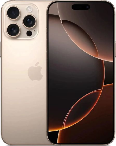 Смартфон Apple iPhone 16 Pro Max 8Gb/1Tb бежевый титан (MYW13ZA/A)