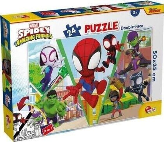 Lisciani LISCIANI MARVEL PUZZLE DF PLUS 24 SPIDEY - LET&quot;S CHALLENGE.