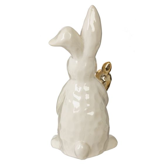 Фигурка декоративная "Заяц", L7,5 W7 H17 см
